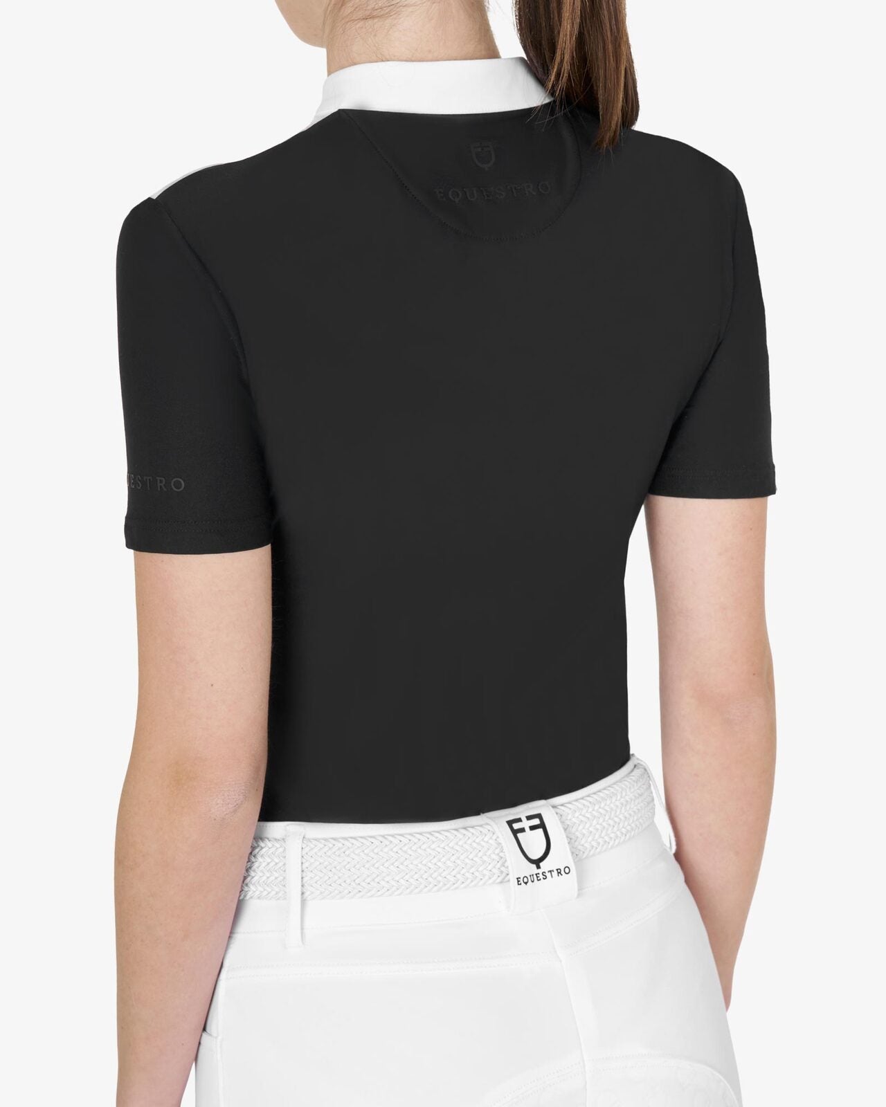 Equestro Black Label Strass Competition Shirt S/S