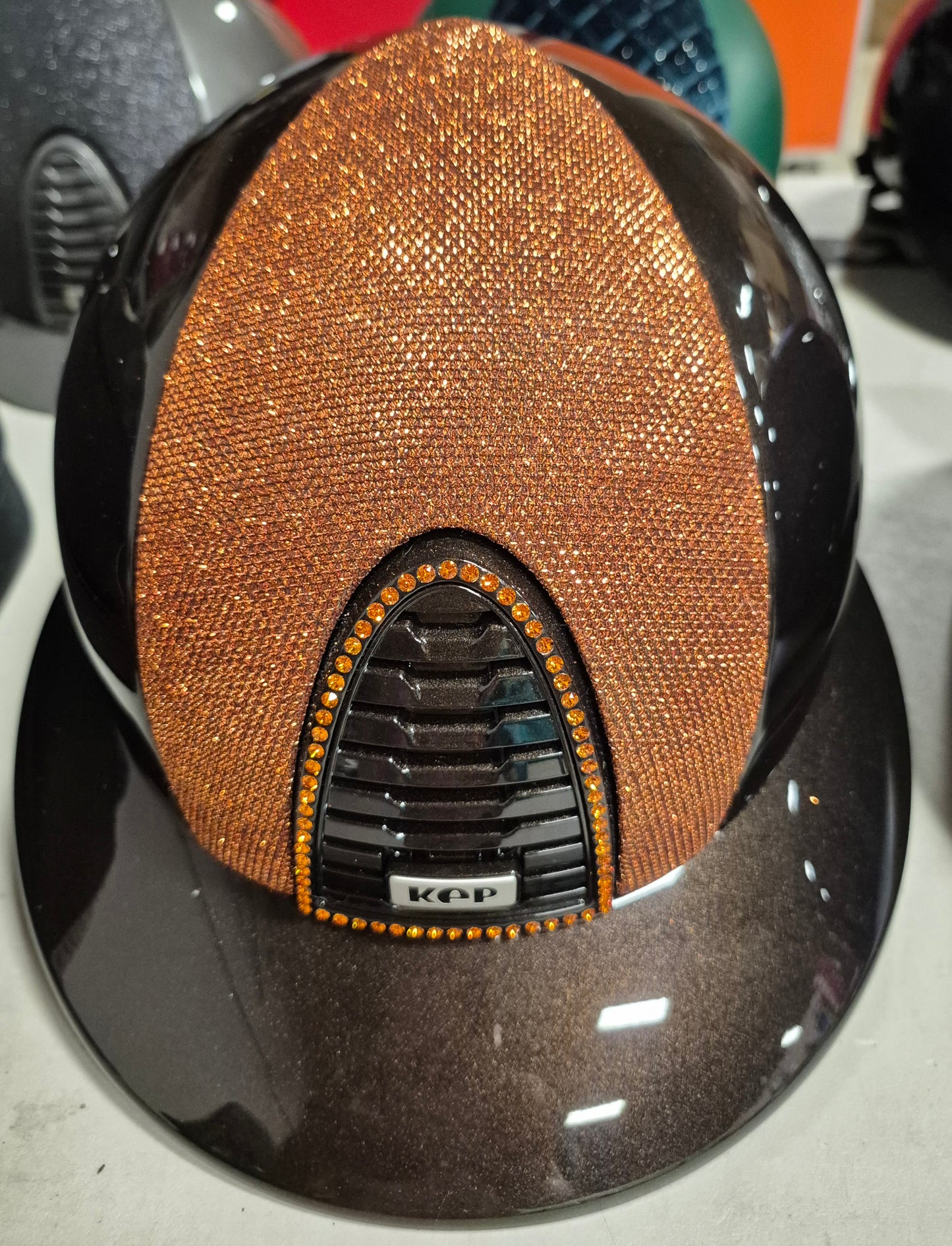 KEP cromo 2.O Polish brown-Polish brown frame with SWA tangerine