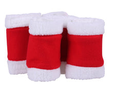 QHP Christmas Bandages, Red and White