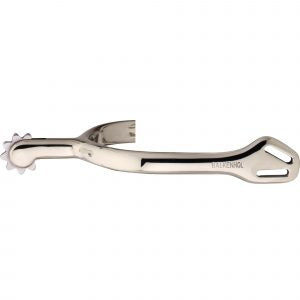 Balkenhol Spurs (Ladies) with Balkenhol Fastening - German Silver, 40 mm Rounded