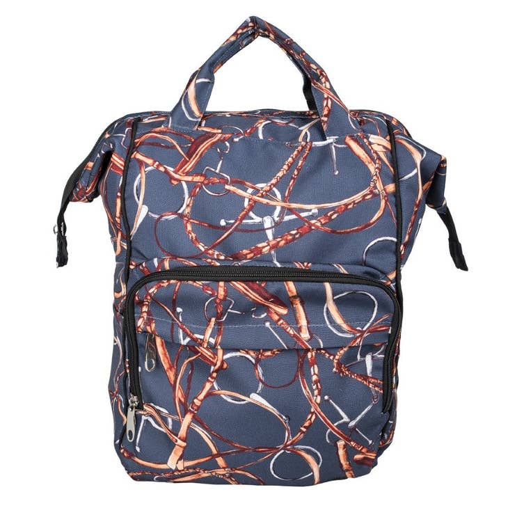 Lila Snaffle Bits Backpack and Laptop Case