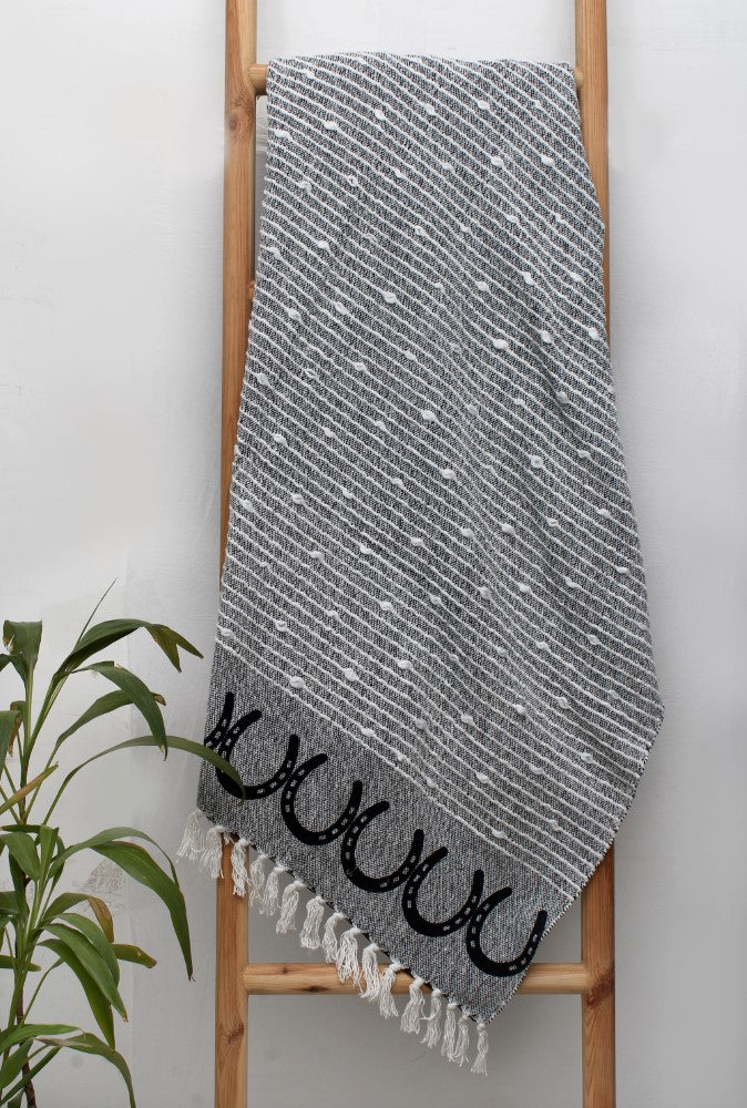 AWST Intl Cotton Throw Horseshoes