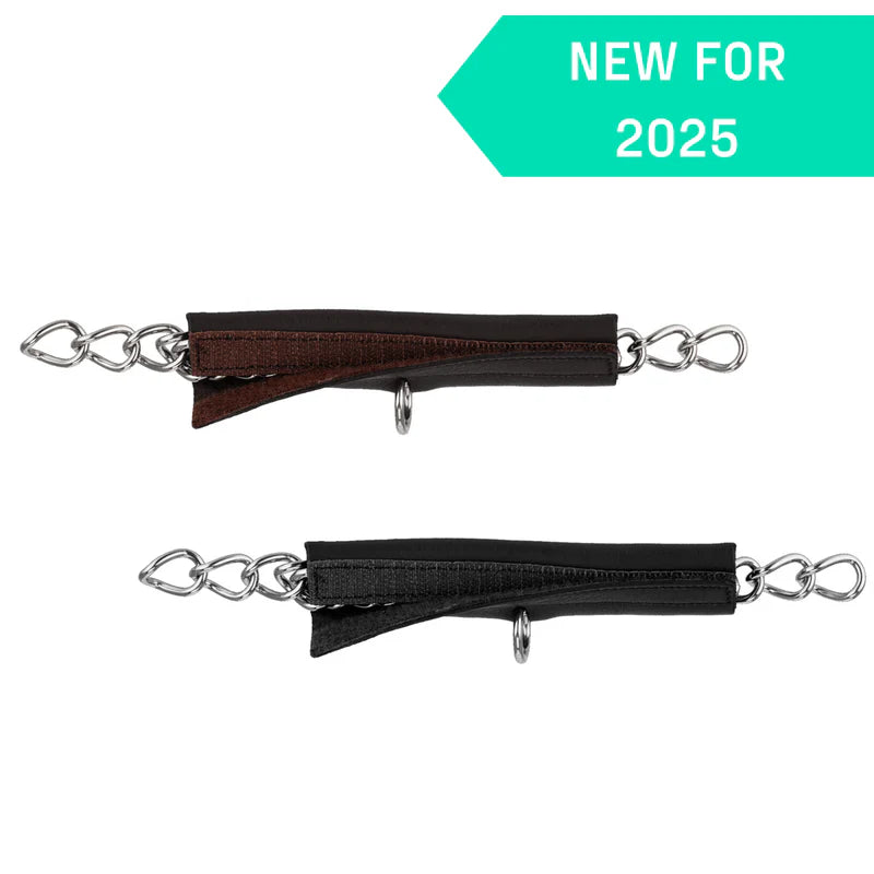 Leather Curb Chain Guard