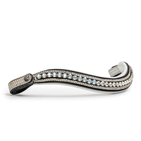 Halter Ego The Deco Anatomical Snaffle Bridle with Removable Flash