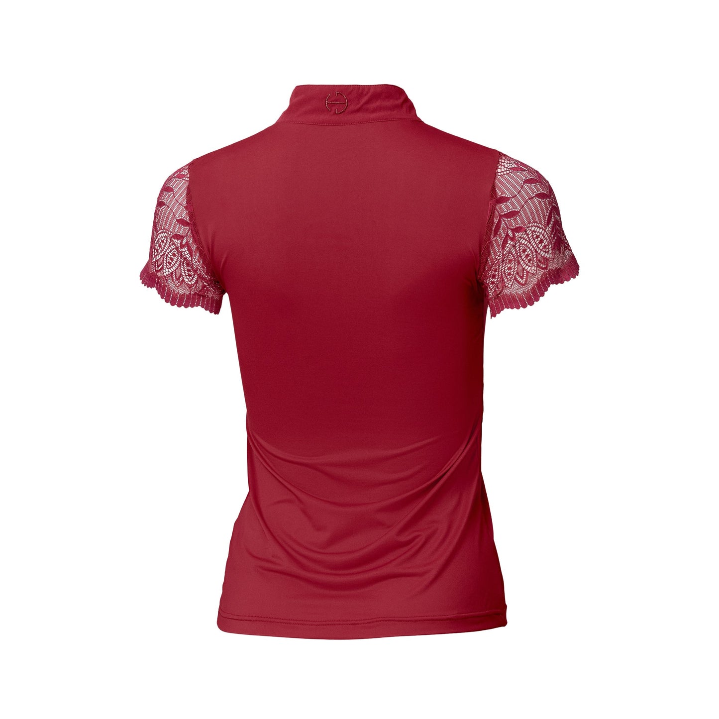 Halter Ego Charlie Short Sleeve Lace Riding Shirt