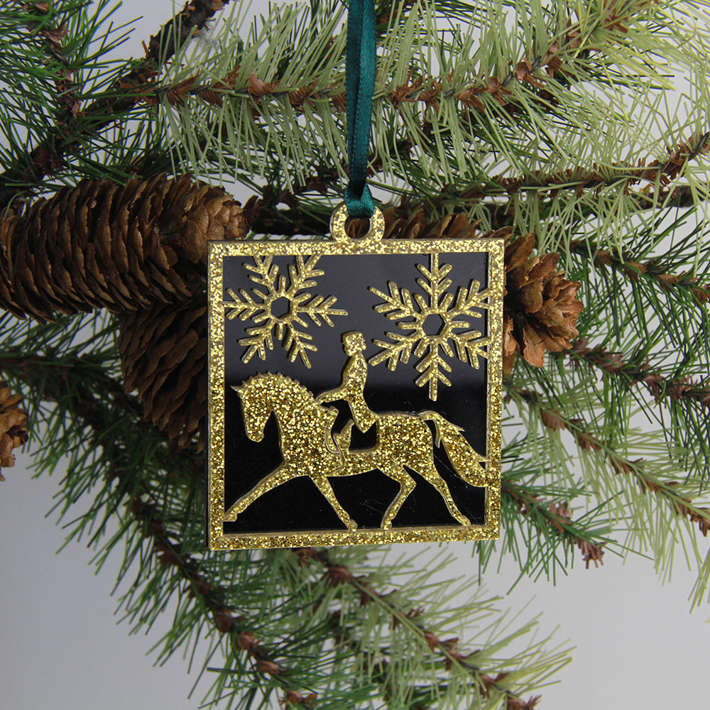 Dressage Christmas Tree Ornament