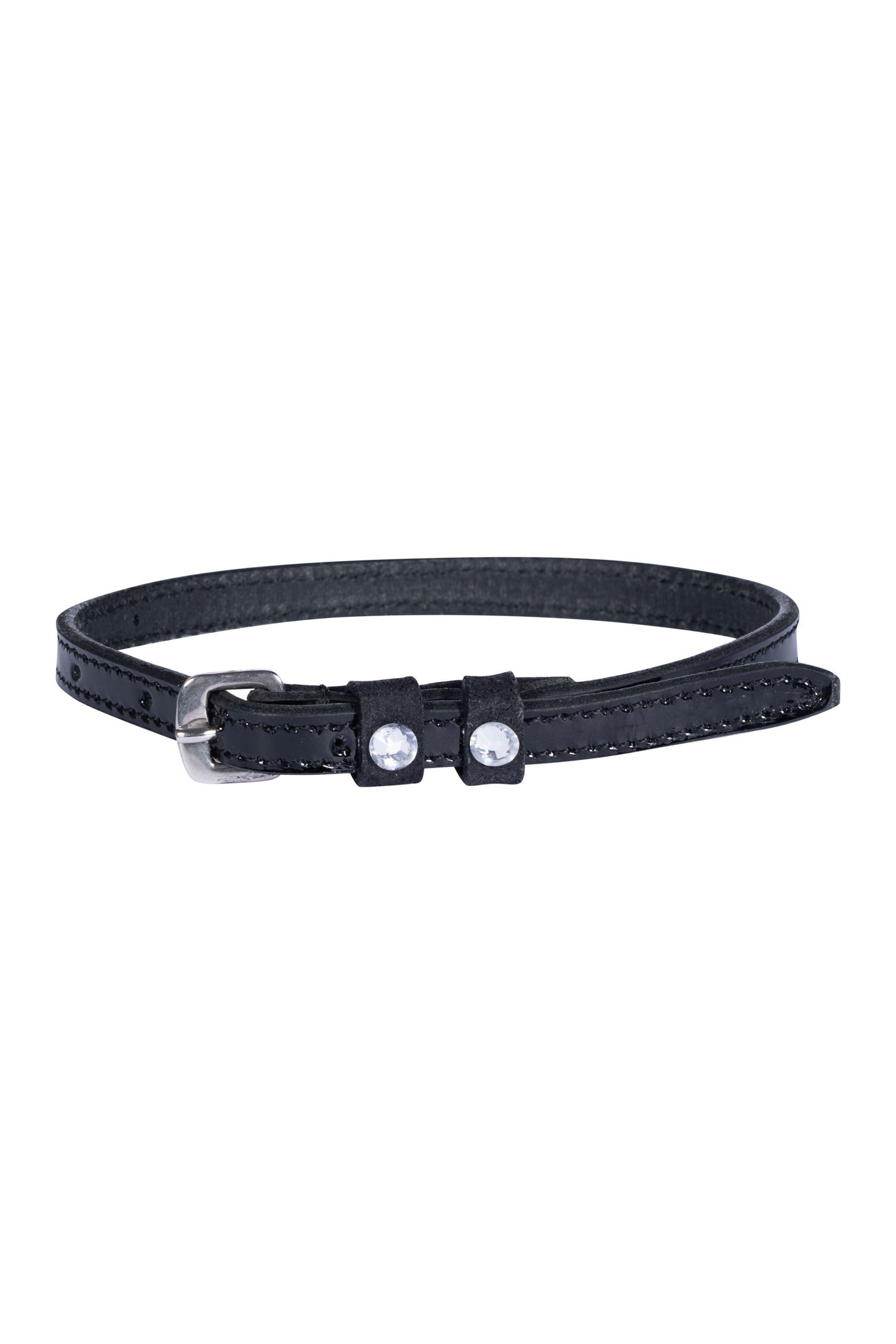 HKM Spur straps - Crystal - patent leather