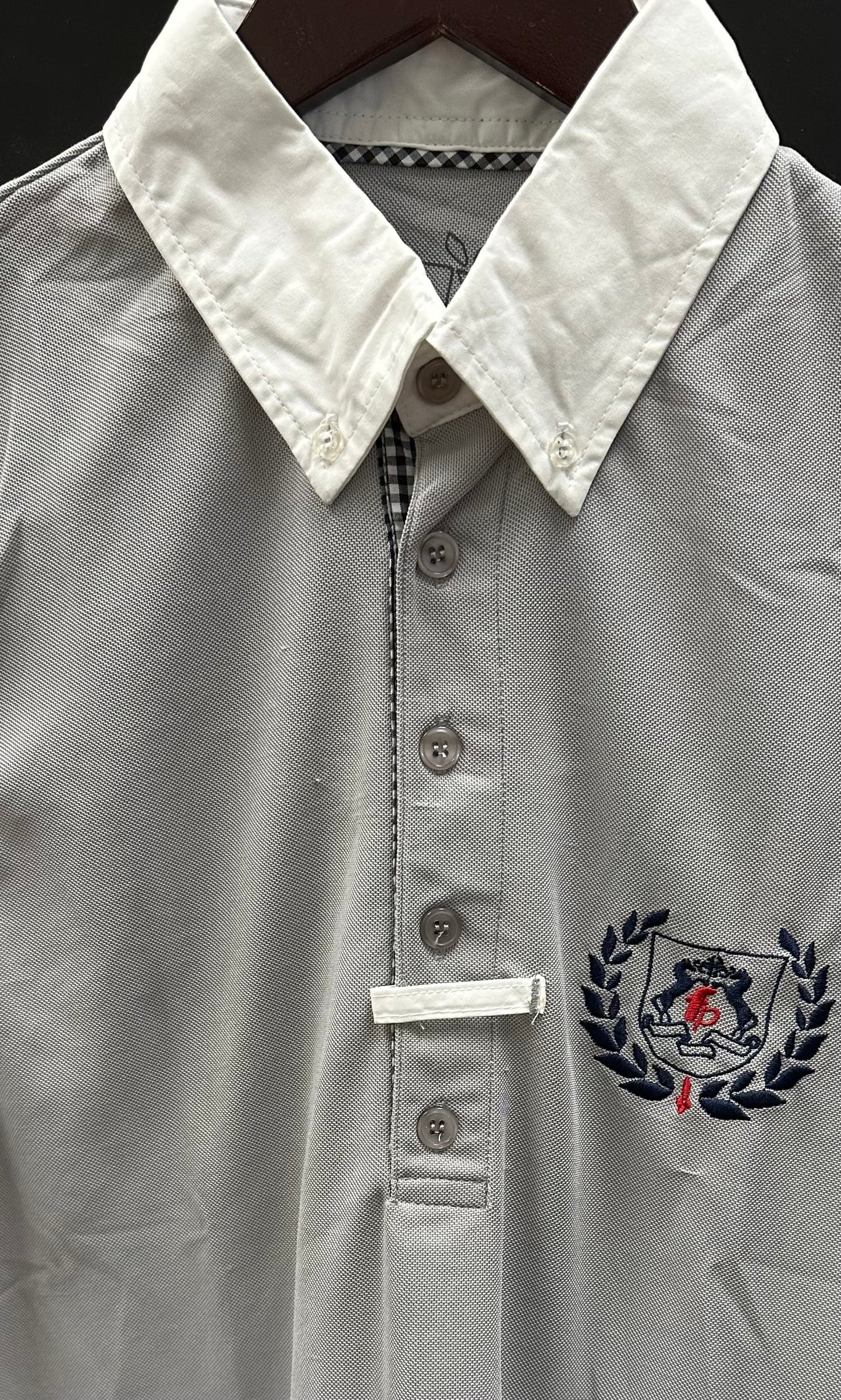 Fairplay Carl Mens Competition Shirt Grey/ White M