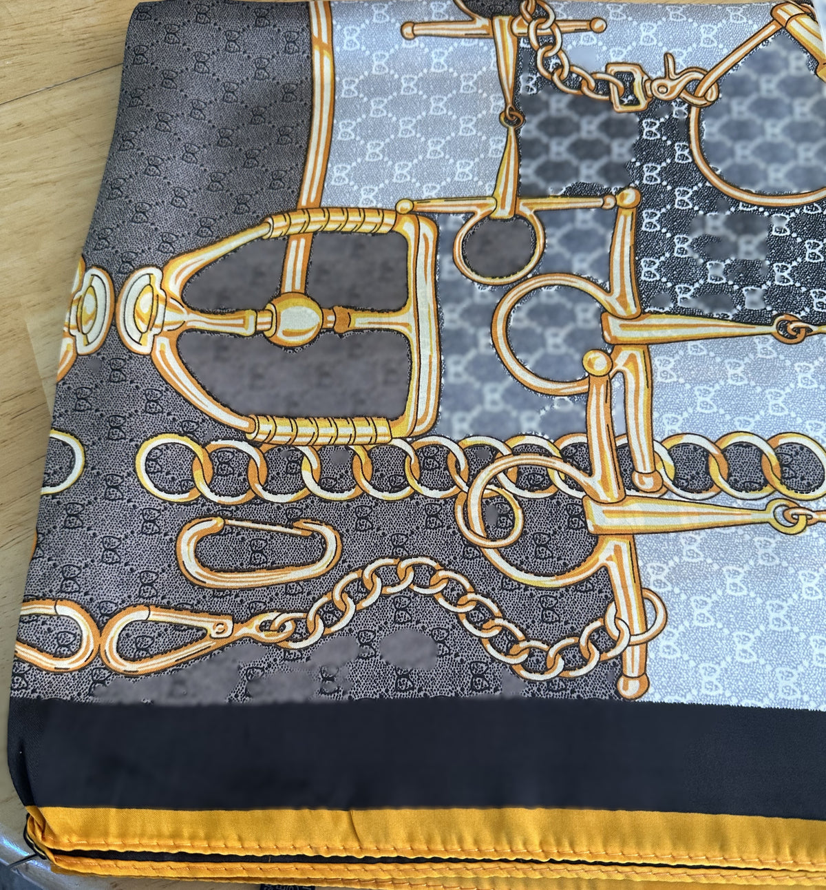 TE Large Shawl size Gucci Style scarf