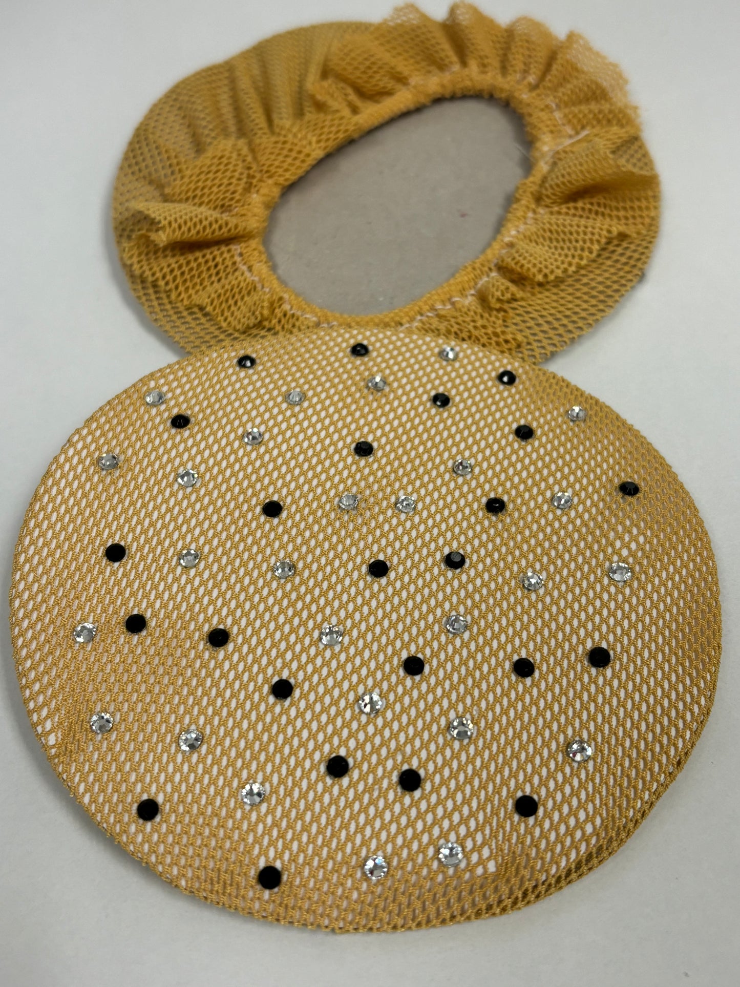 Zafina Fine Mesh Bun Net, Blonde and White