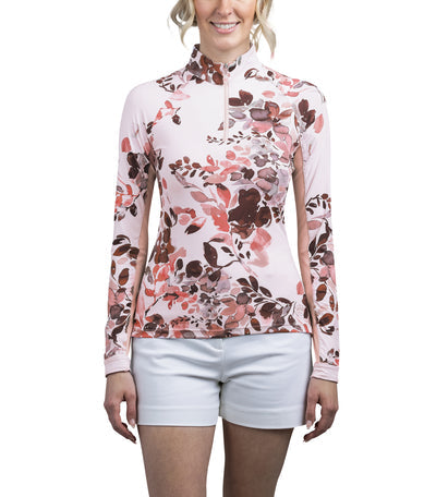 Kastel All-Over Watercolor Long Sleeve Shirt