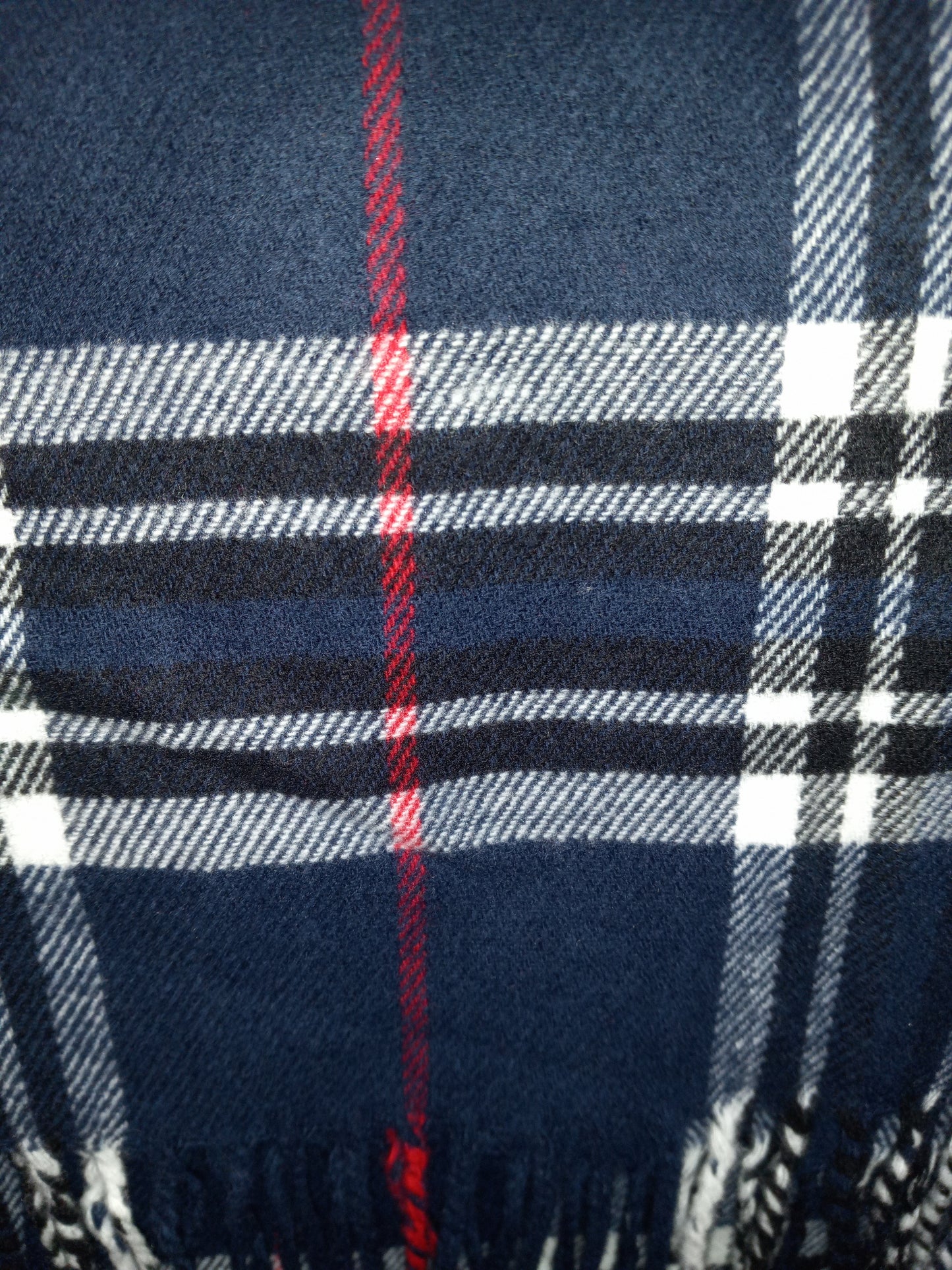 The Plaid Long Cashmere Scarf