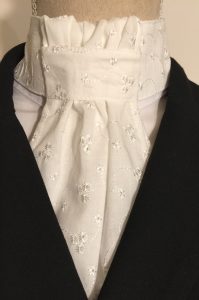 ELI Ruffled Stock Tie