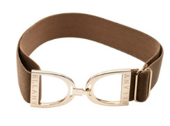 Ellany Belts 1.5 "and 2"gunmetal or black stirrup buckle