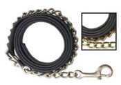ERS Leather Lead 1" x 84" with 30"chain