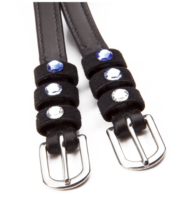 Kavalkade "Crystal Patent" Spur Straps