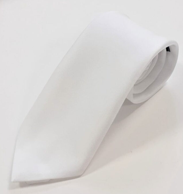 Showquest Mens White Competion Tie