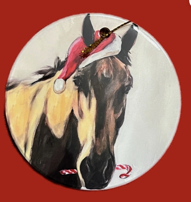 Ceramic Bettina Norton Horse ornaments