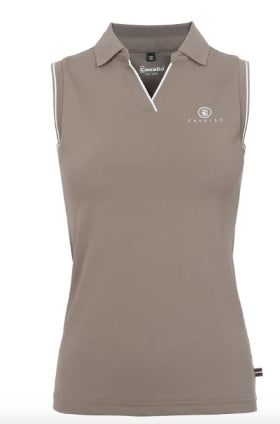 CavalBua Sleevless Technical Polo Shirt