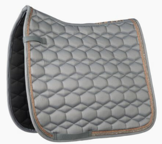 HKM Rose Gold Glamour Competition Saddle Pad