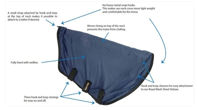 Back On Track Royal Mesh Neck Cover