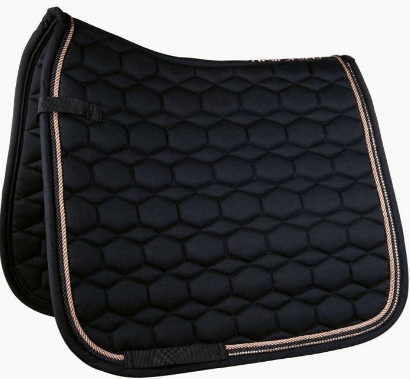HKM Rose Gold Glamour Competition Saddle Pad