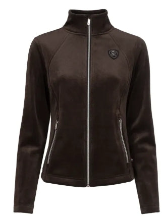 CAVALDETTA fake suede look, stand-up collar jacket