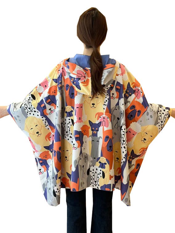 Reversible Rain Cape Animal Prints