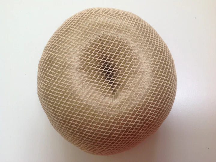 Zafina Fine Mesh Bun Net, Blonde and White