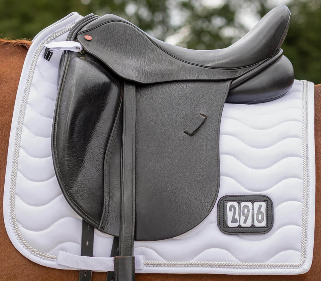 QHP Crystal Saddle Pad With Competition Number