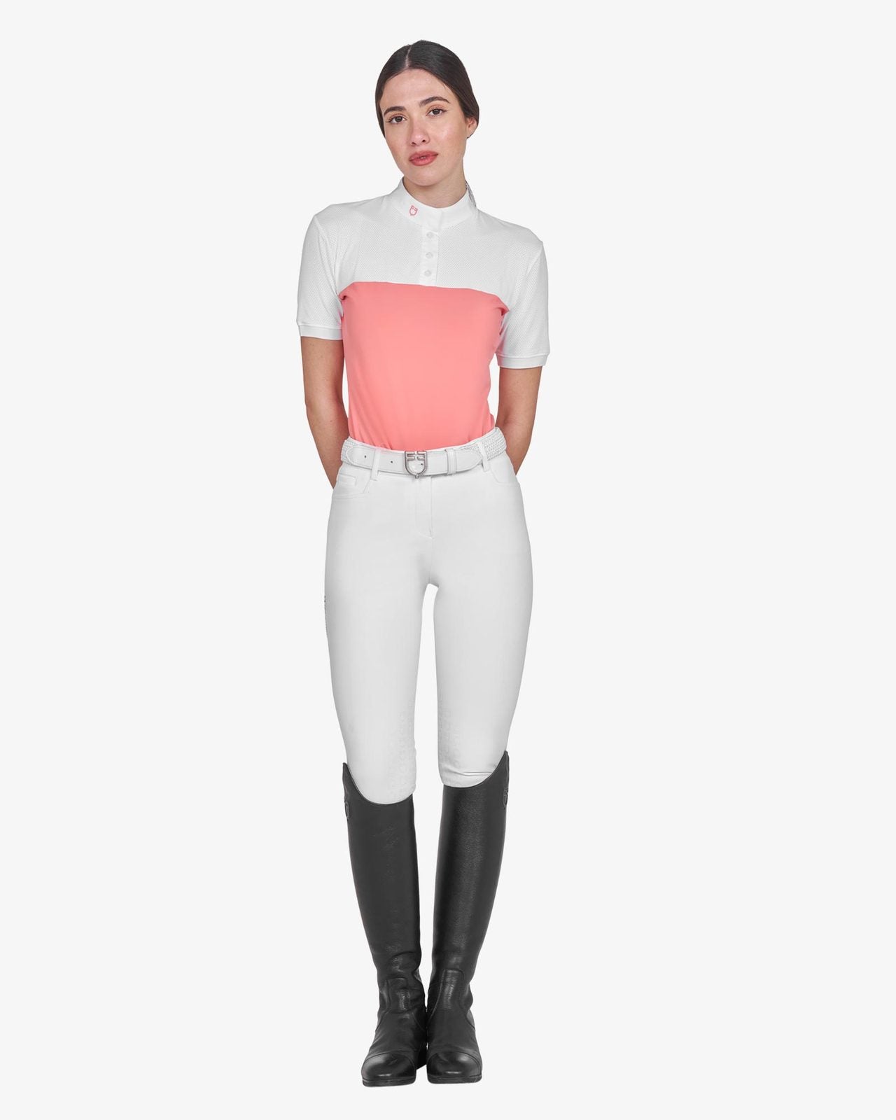Equestro Show shirt SS Mesh