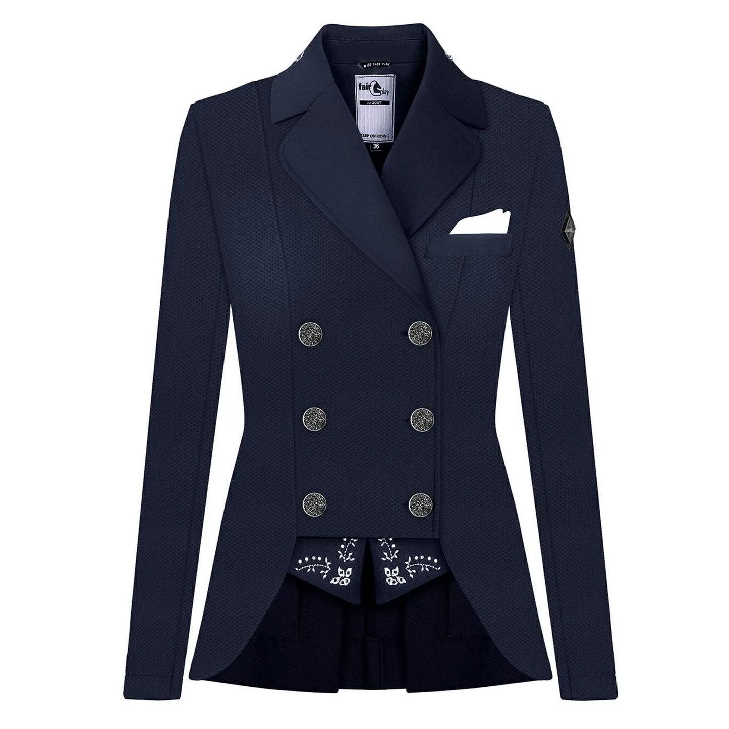Fair Play Alissa Fleur Mesh Short Tail Coat