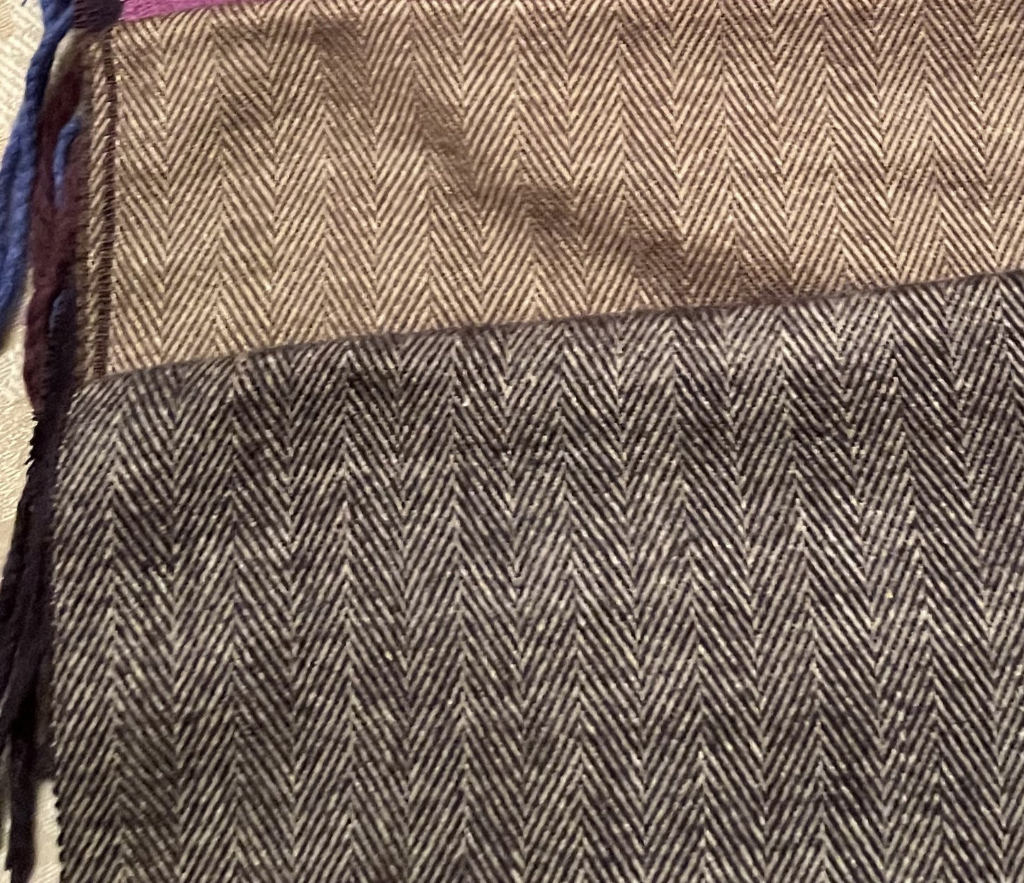 TE Mens Cashmere Feel Herringbone Mens's Scarf