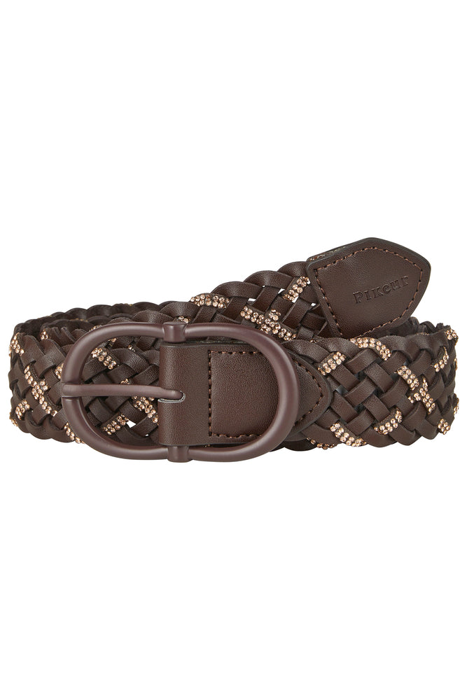 Pikeur Braided Belt Chocolate Brown