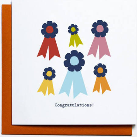 Mare Modern Congratulations! card