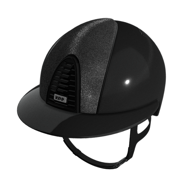 KEP 2.0 Shine Black, Chrome frame, raw grid, shine peak, Star Black Front