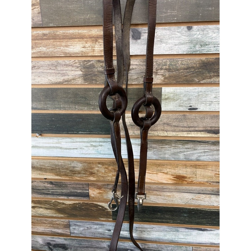 Camelot Donut Side Reins Brown
