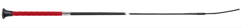 Fleck Lacquered Thread Leather-Grip Whip