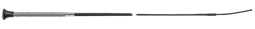 Fleck Lacquered Thread Leather-Grip Whip