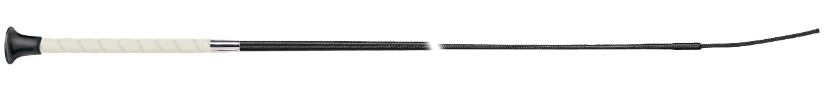 Fleck Lacquered Thread Leather-Grip Whip