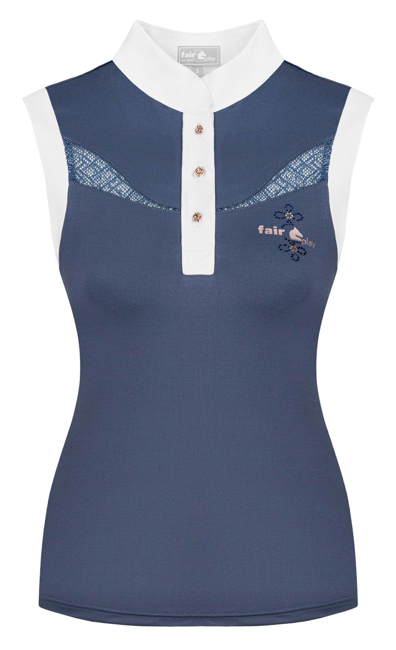 Fairplay Cecile Rosegold Sleeveless Competition Shirt