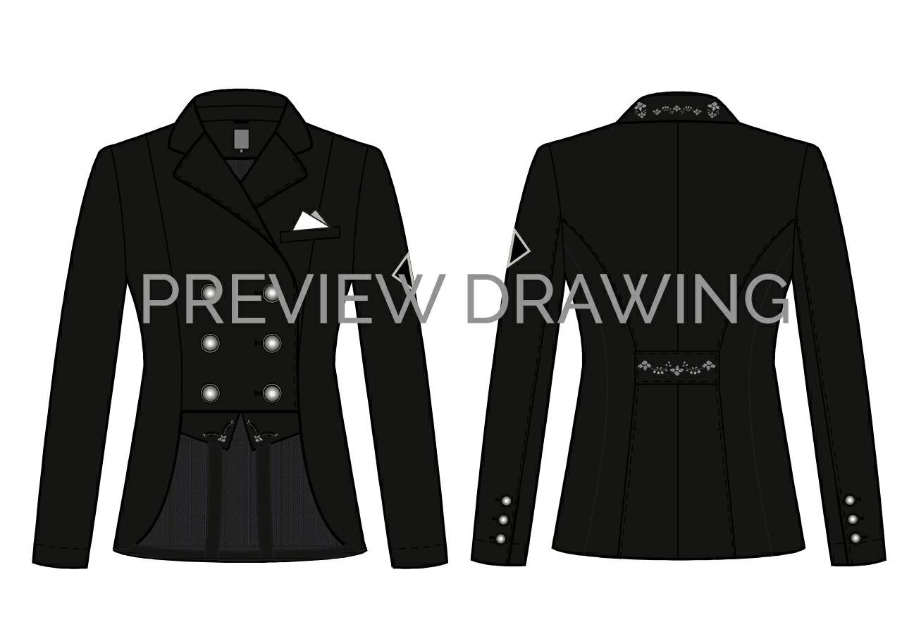 Fairplay Alissa Fleur Dressage Short Tailcoat