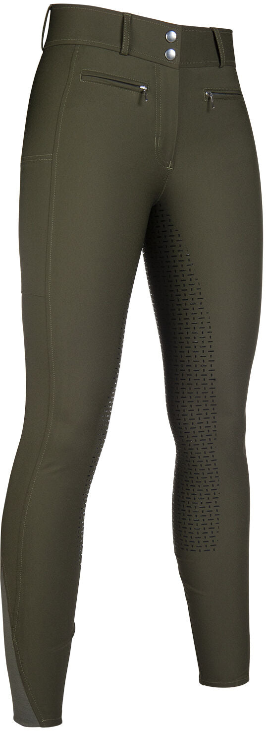 HKM Liv High Waist Silicone Full Seat Riding Breech