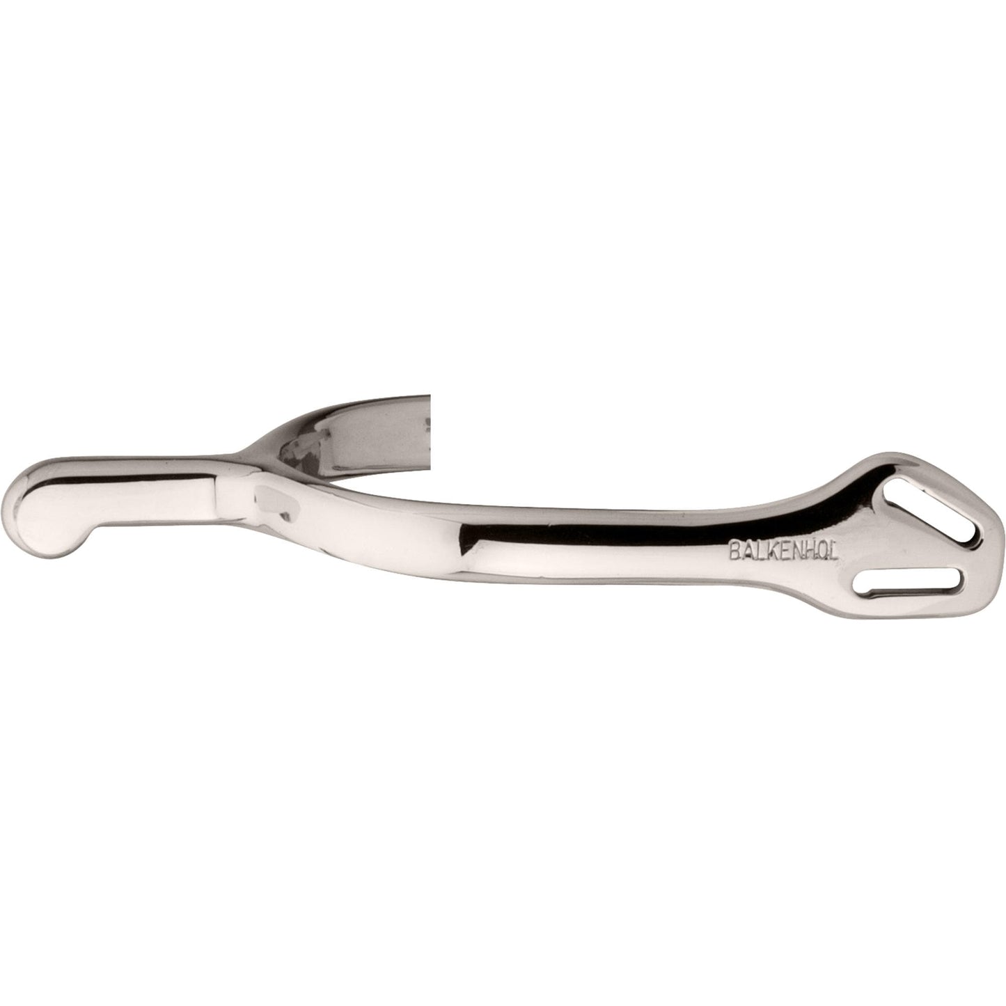 Balkenhol Spurs (Mens) with Balkenhol fastening – German Silver, 35 mm rounded