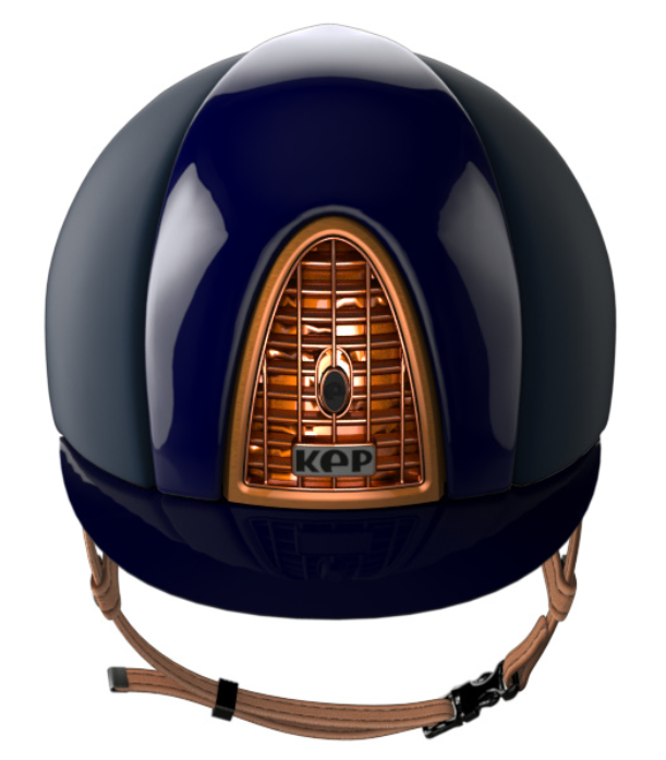 Kep Italia Helmet # CRT.BLU.M.BLU.POL+ - Carmel Frame w/ Topaz Crystals