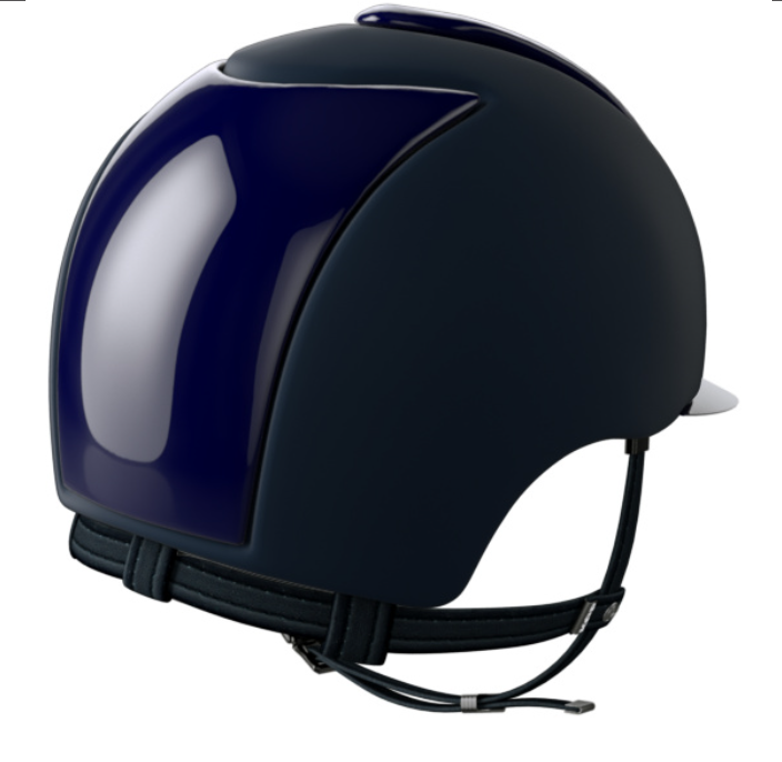 Kep Italia Helmet2.0 # CRTL2 Blu Textile, Polish inserts, chrome frame