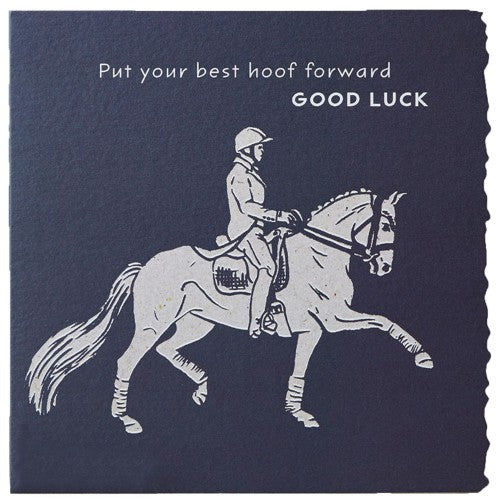 Put your best hoof forward card