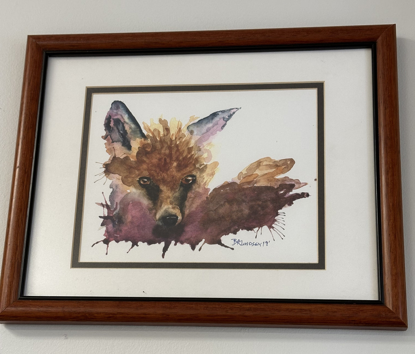 BR Lindsey Water Colors Framed