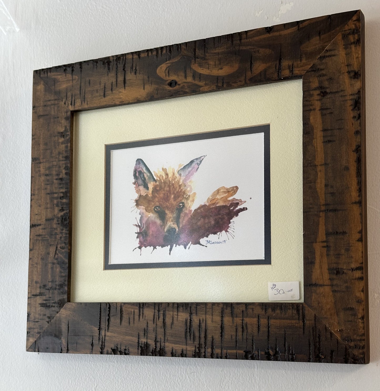 BR Lindsey Water Colors Framed