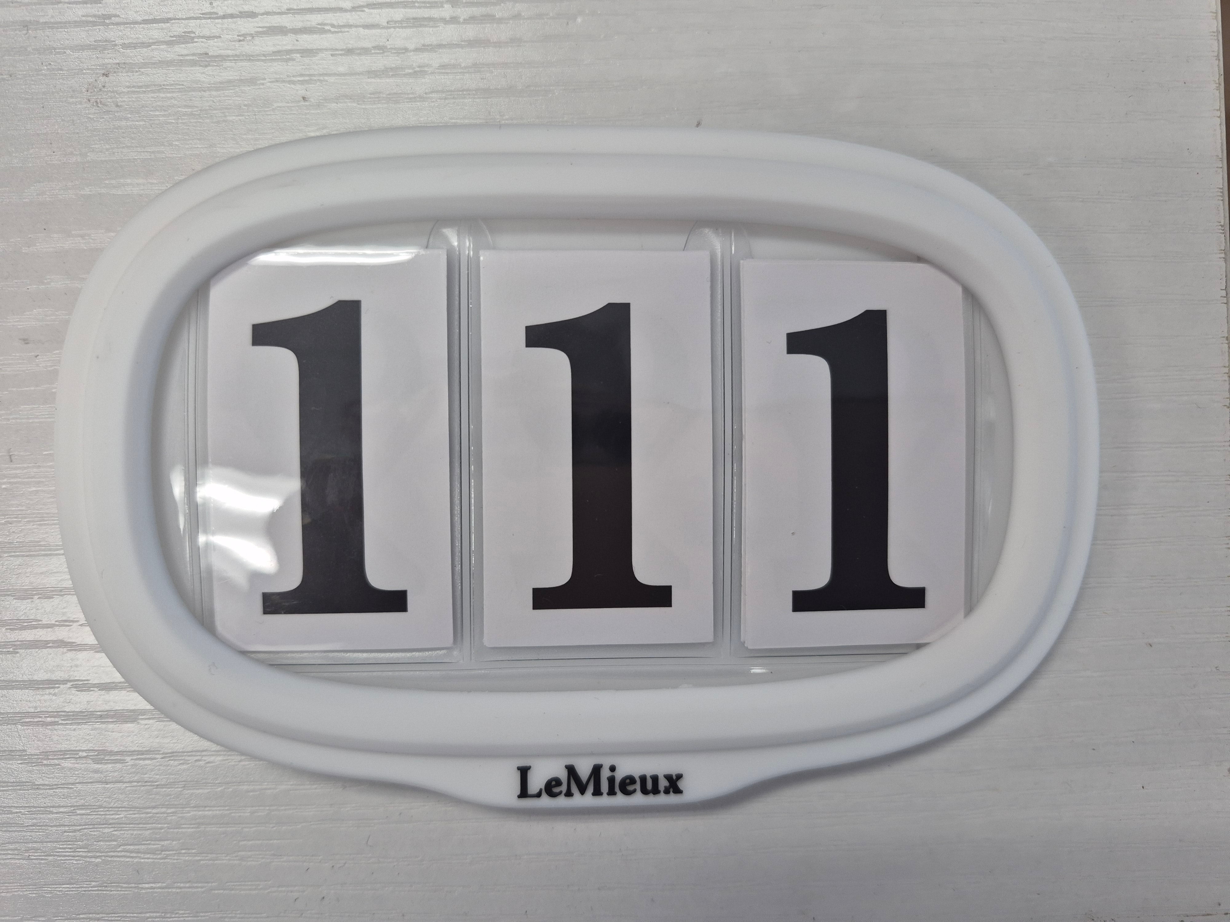 LeMieux Saddle Number Holder